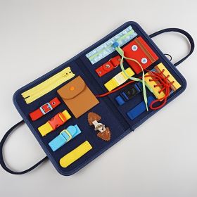 Busy Board; Toddler Travel Toys for 1 2 3 4 Year Old; 16 in 1 Montessori Sensory Board Preschool Learning Toys; Quiet Book Sensory Toys for Toddlers 1