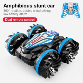 Children's Four-wheel Drive Off-road Vehicle Remote Control Toys (Option: B600 Single Blue)