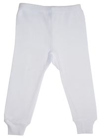 White Long Pants (Color: White, size: Newborn)