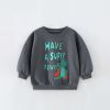 Baby Boy Cartoon Animal Pattern Pullover Cute Style Sweatshirt