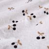 Baby Girls Cherry Print Pattern Sleeveless Rompers With Hat In Summer